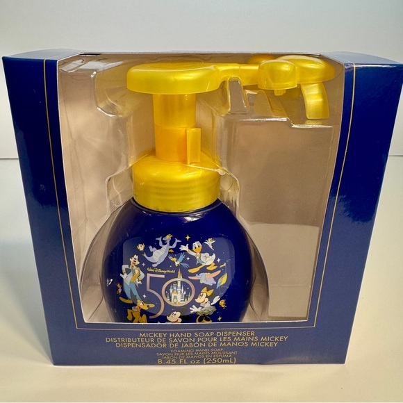 NWT. Disney 50th anniversary foaming soap dispenser cast of classic characters - Picture 2 of 12